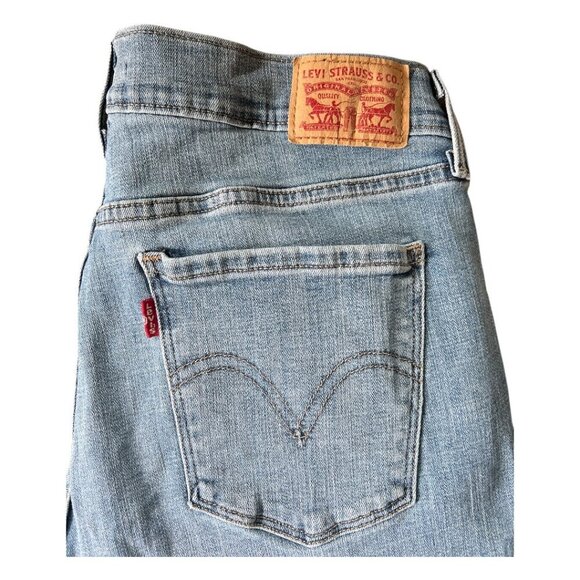 Women's Levi's 505 Straight Denim Jeans Size 10 Classic Medium Wash - Picture 5 of 6